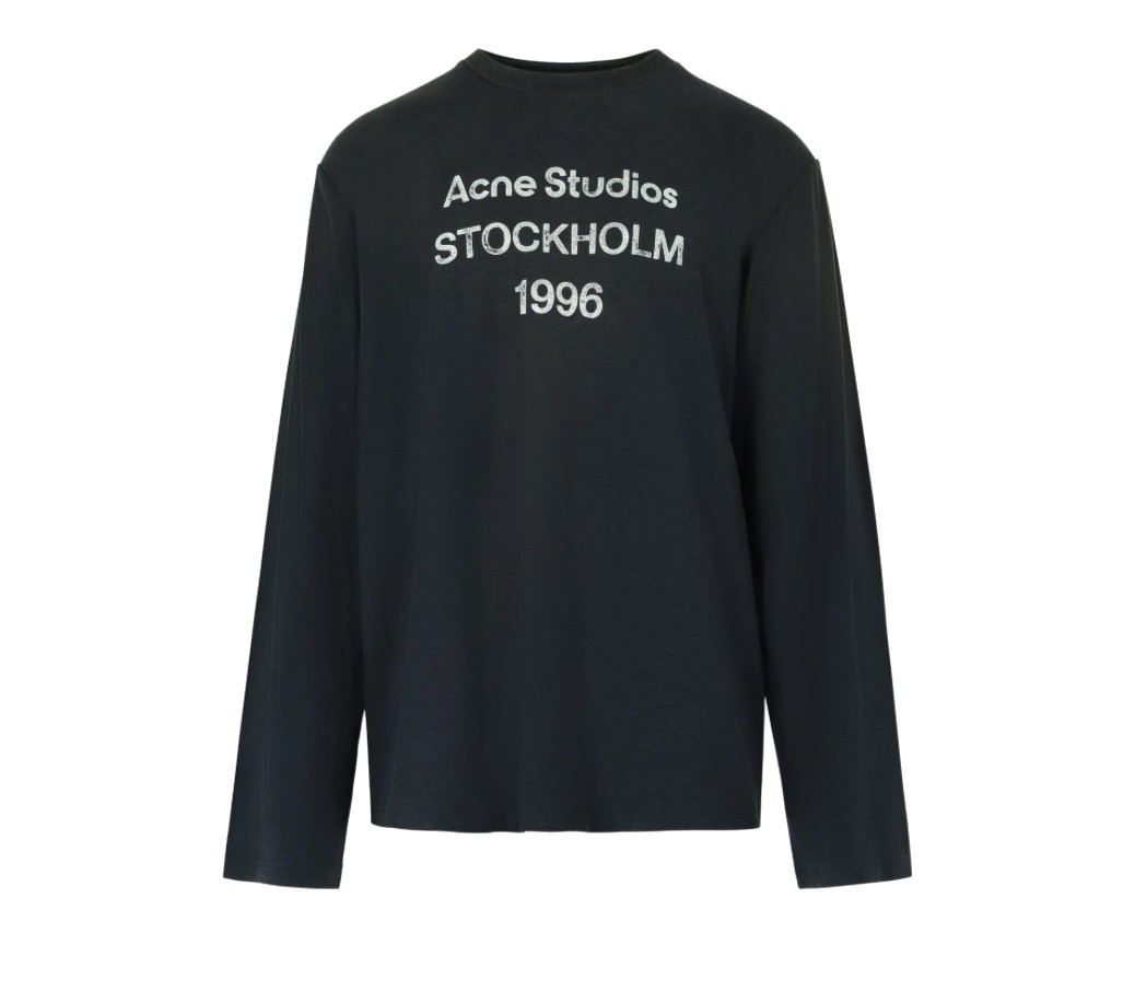 Acne Studios Longsleeve Stockholm 1996 Schwarz